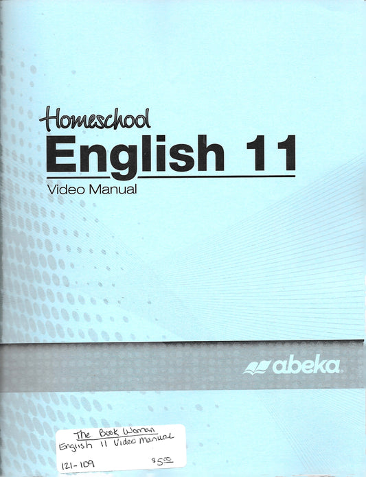 Homeschool English 11 Video Manual Abeka