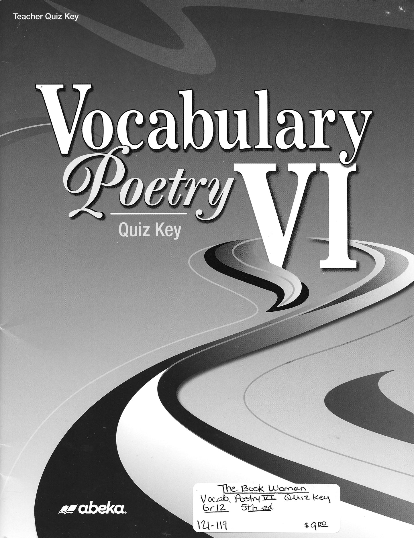 Vocabulary Poetry VI Quiz Key Abeka