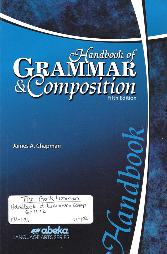 Handbook of Grammar & Composition Text Abeka