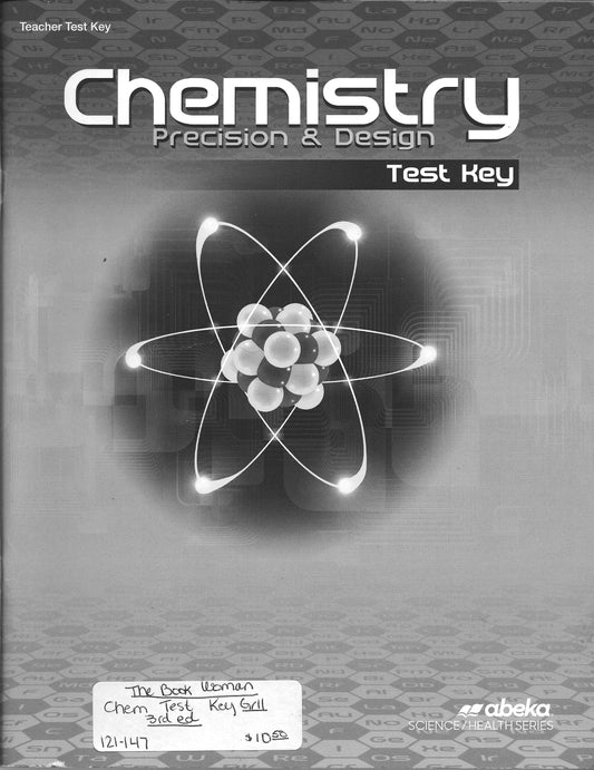 Chemistry Precision & Design Teacher Test Key