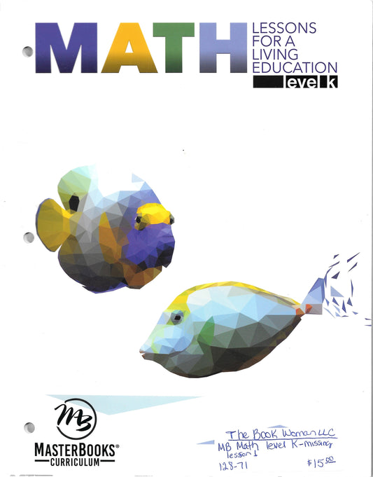 MasterBooks Math Lessons for a Living Education level K