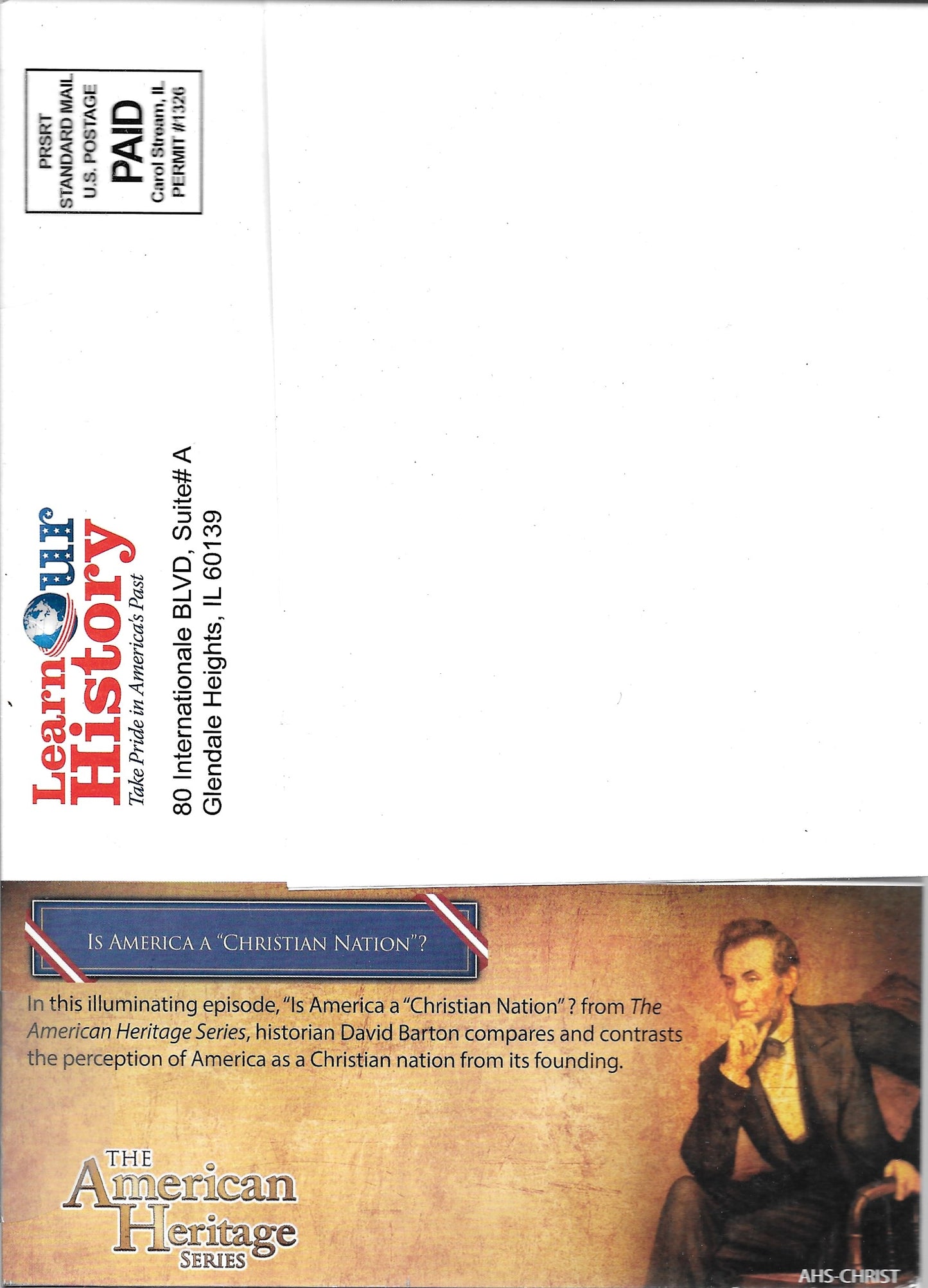 American Heritage Series-Is America a "Christian Nation"?-DVD