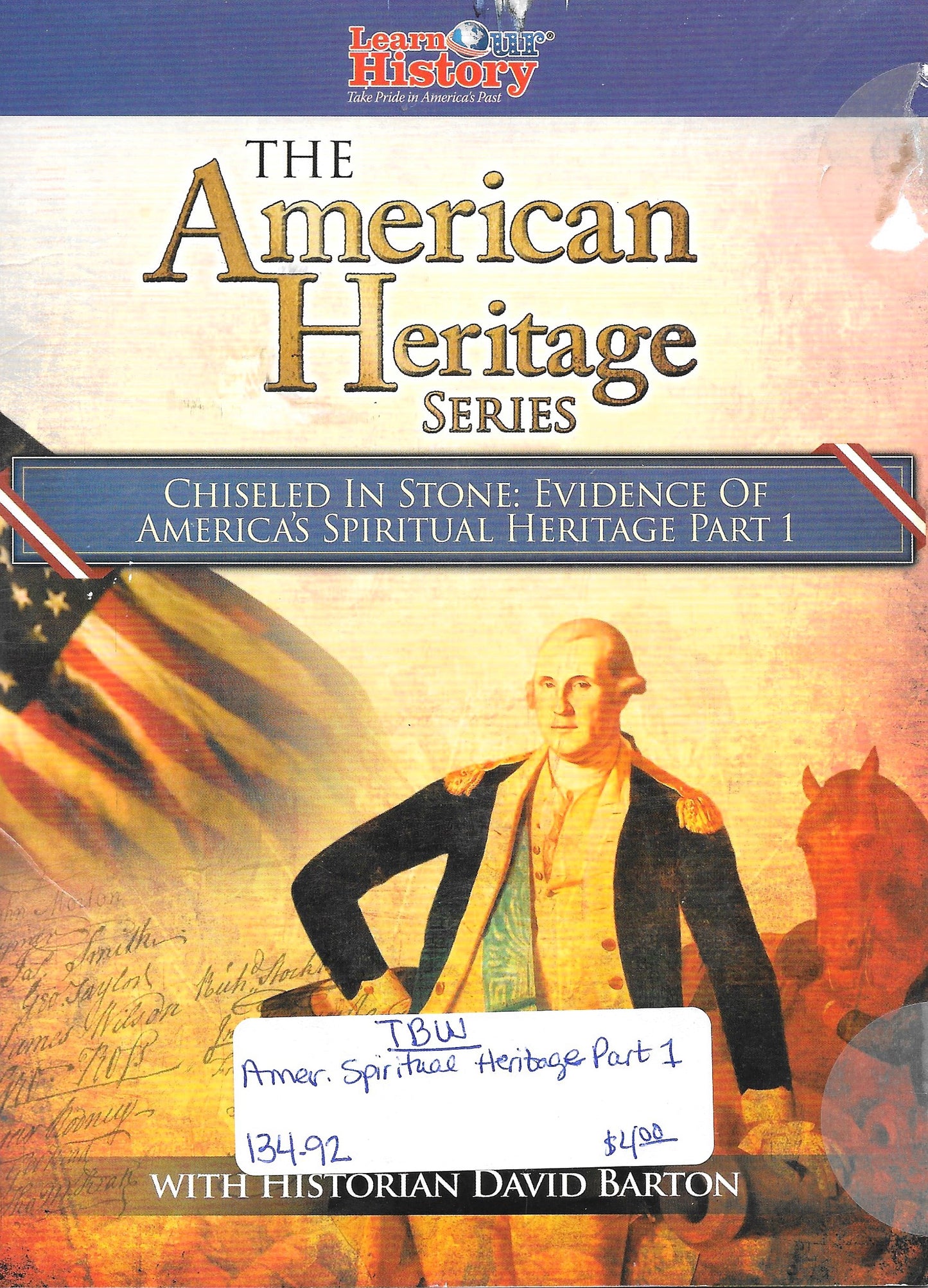 American Heritage Series-Chiseled in Stone: Evidence of AMerica's Spiritual Heritage Part 1-DVD