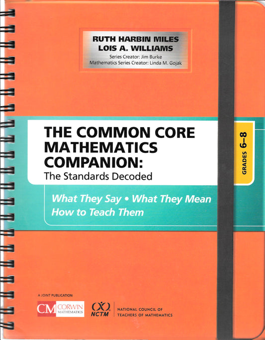 The Common Core Mathematics Companion: The Standards Decoded