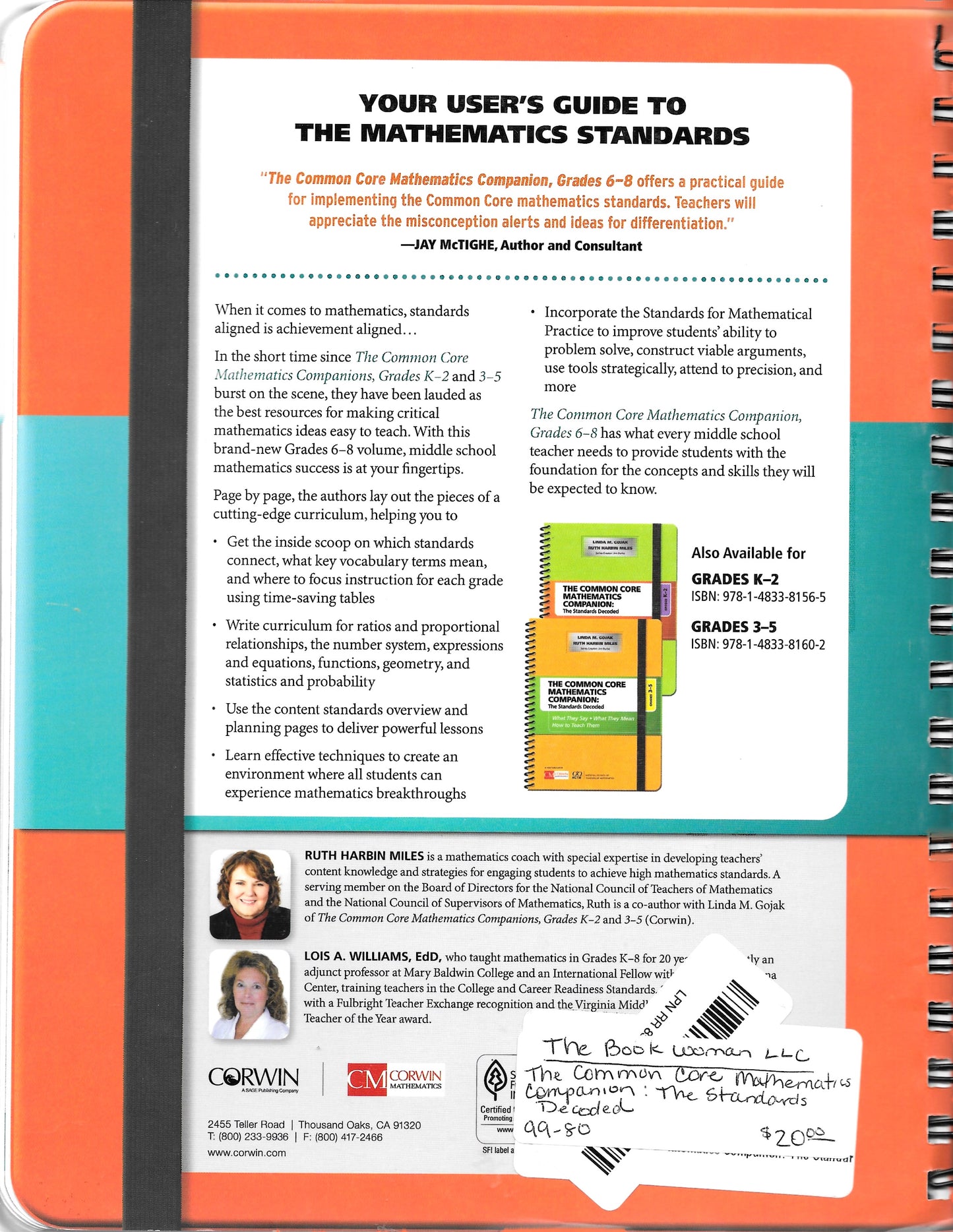 The Common Core Mathematics Companion: The Standards Decoded