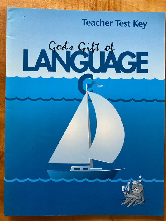 Abeka God's Gift of Language C 6 Teacher Test Key