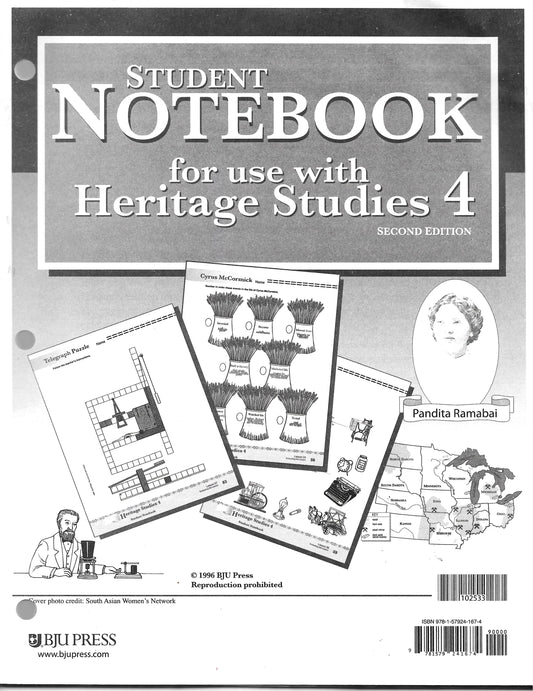 bju Heritage Studies 4 Student Notebook