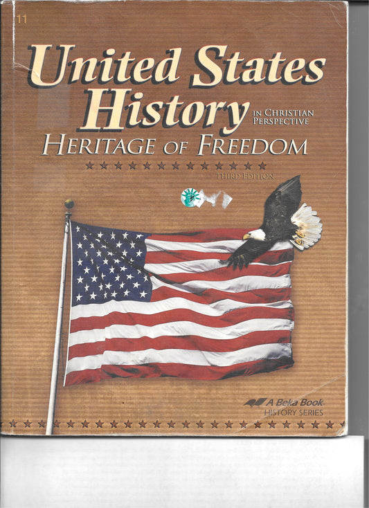 Abeka United States History Heritage of Freedom