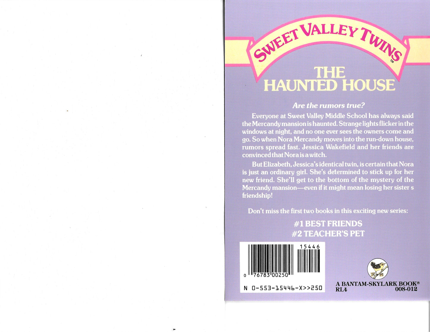 Sweet Valley Twins #3 The Haunted House