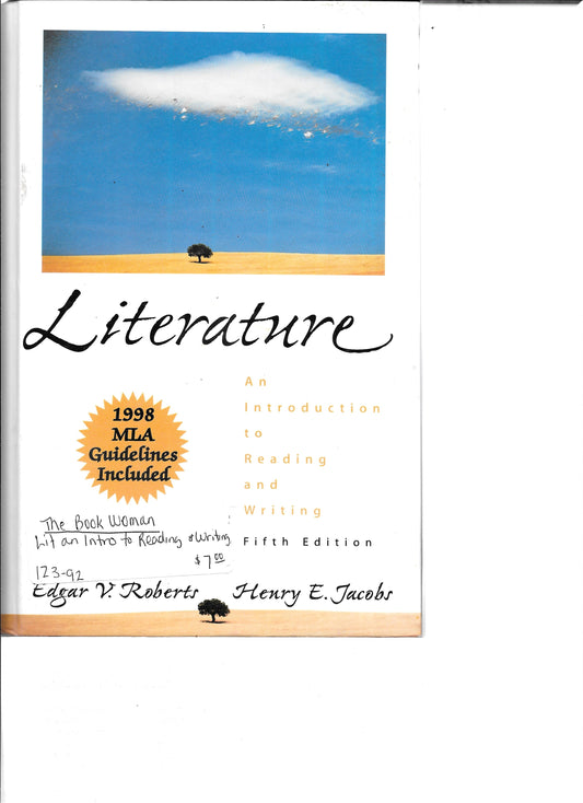 Literature An Introduction to Reading and Writing