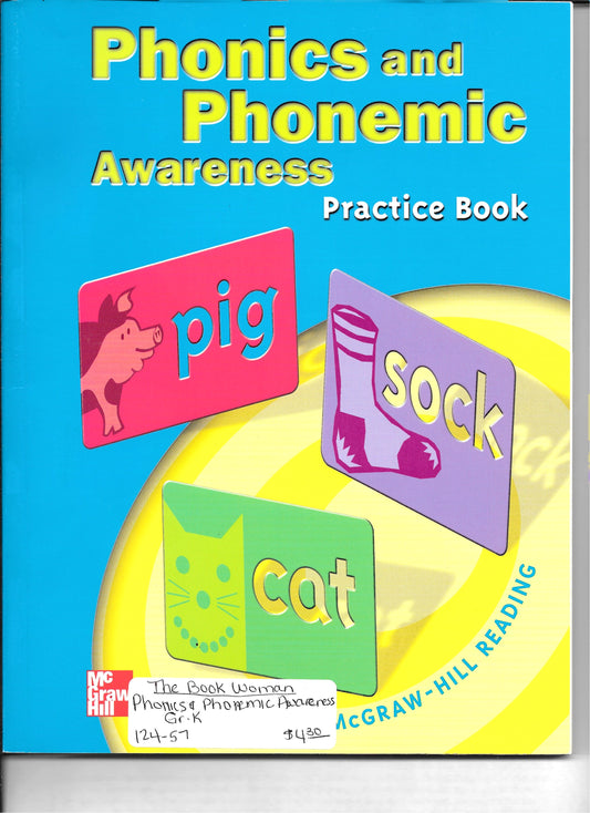 Phonics and Phonemic Awareness Practice Book