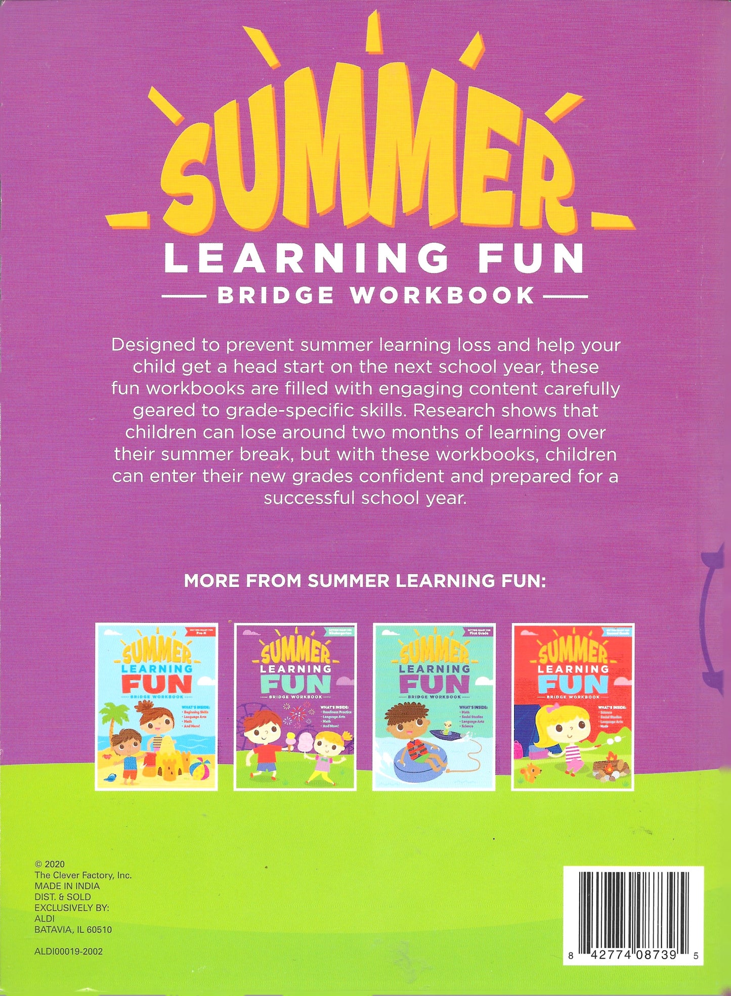 Summer Learning Fun Bridge Workbook