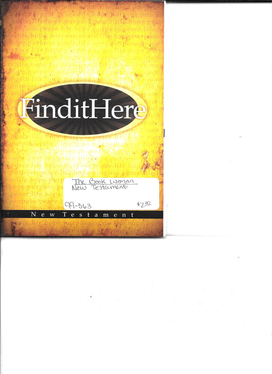 Bible Find It Here New Testament