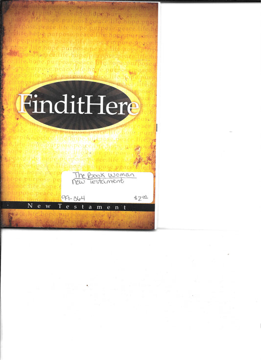 Bible Find It Here New Testament